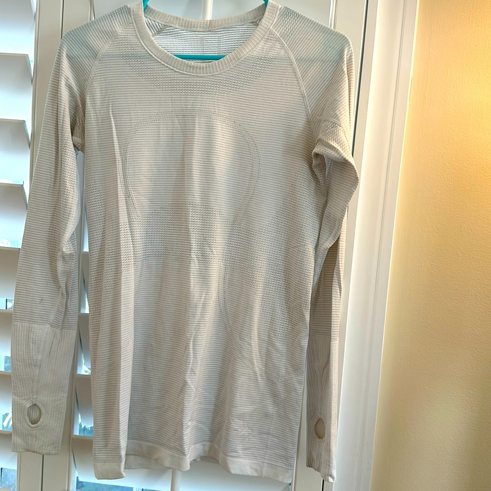 Lululemon Swiftly Tech Long Sleeve - White